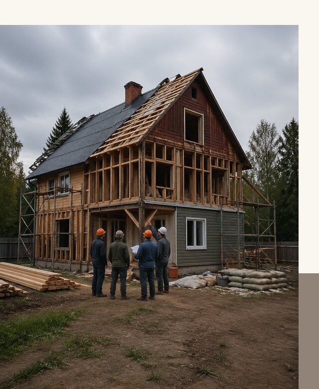 Реконструкция дачного дома в Коврове под ключ с проектом