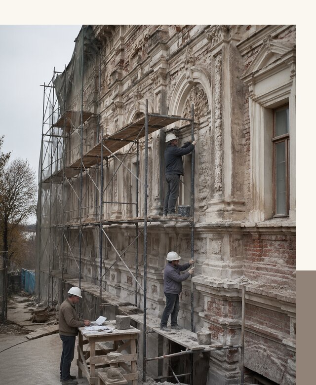 Реставрация объектов культурного наследия под ключ в Коврове