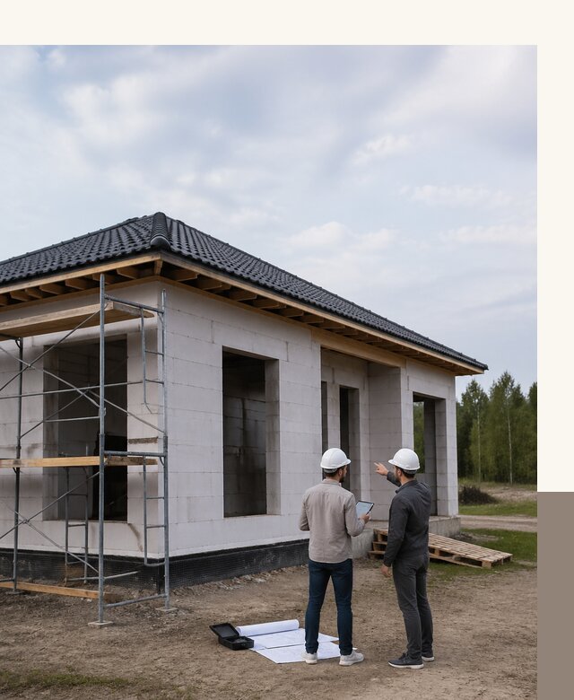 Проектирование одноэтажных домов из газобетона в Коврове